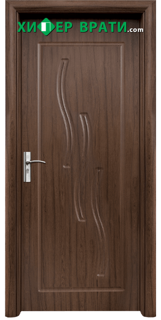 Интериорна врата Стандарт 014-P, цвят Орех