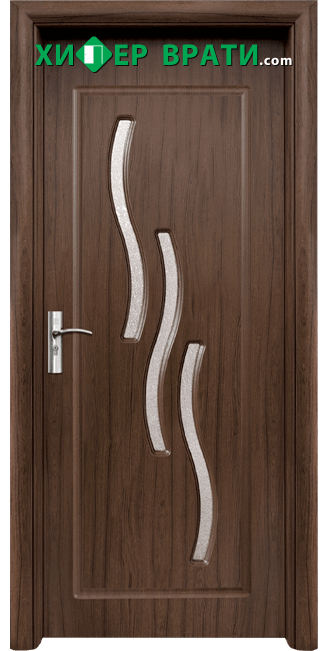 Интериорна врата Стандарт 014, цвят Орех