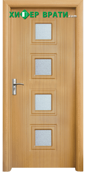 Интериорна врата модел 021, цвят Светъл дъб