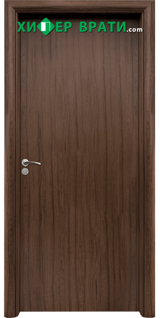 Интериорна врата Стандарт 030, цвят Орех