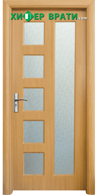 Интериорна врата модел 048, цвят Светъл дъб