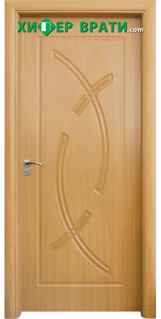 Интериорна врата Стандарт 056-P, цвят Светъл дъб