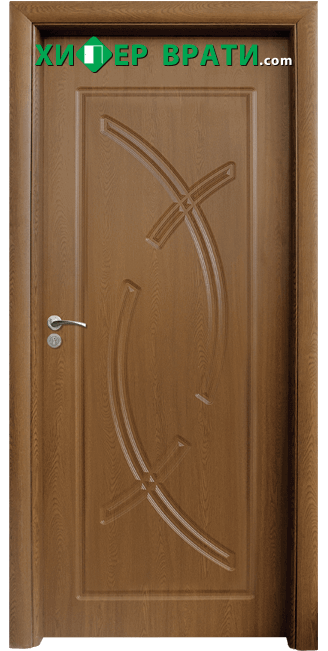 Интериорна врата модел 056-P, цвят Златен дъб