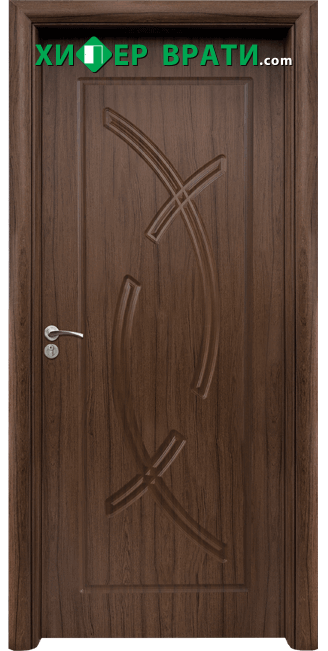 Интериорна врата Стандарт 056-P, цвят Орех