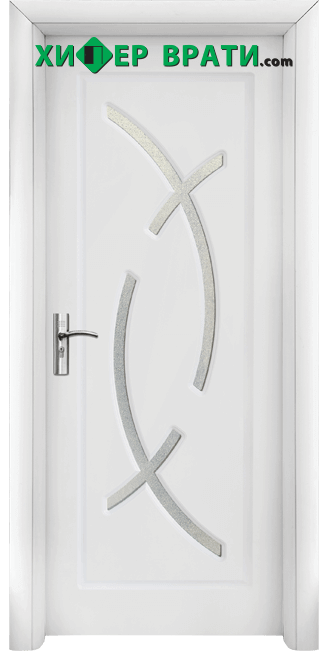Интериорна врата Стандарт 056, цвят Бял