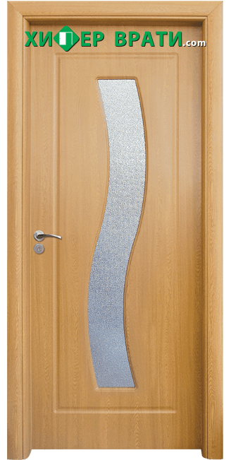 Интериорна врата модел 066, цвят Светъл дъб