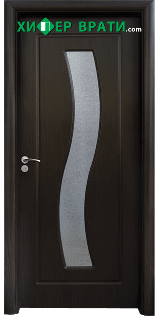 Интериорна врата модел 066, цвят Венге