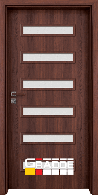 Интериорна врата модел Gradde Schwerin, цвят Шведски дъб