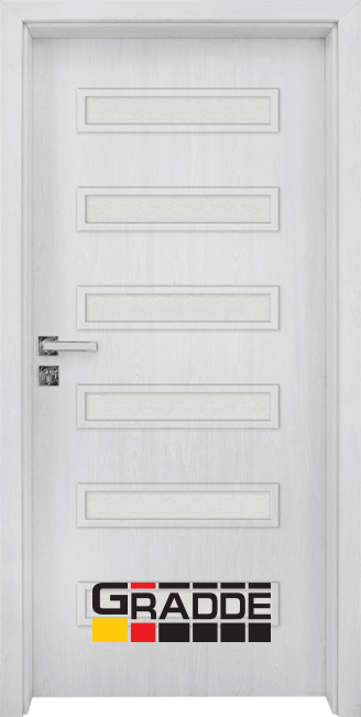 Интериорна врата модел Gradde Schwerin, цвят Сибирска Лиственица