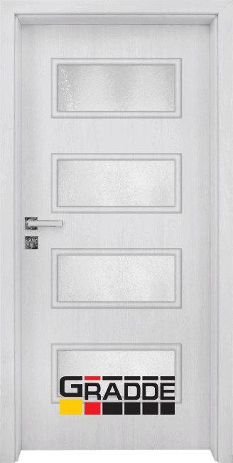 Интериорна врата модел Gradde Blomendal, цвят Сибирска Лиственица