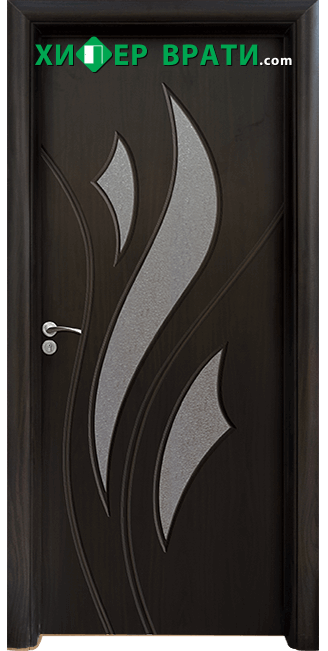 Интериорна врата модел 033, цвят Венге
