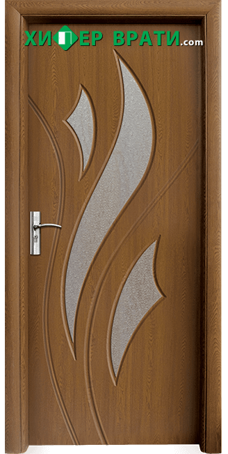 Интериорна врата модел 033, цвят Златен дъб
