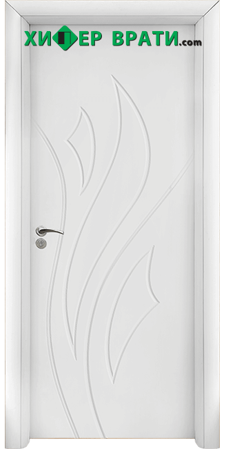 Интериорна врата модел 033-P, цвят Бял