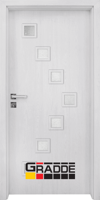 Интериорна врата модел Gradde Zwinger, цвят Сибирска Лиственица