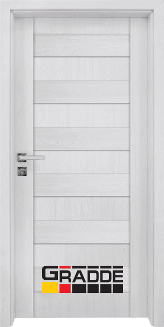 Интериорна врата модел Axel Voll Gradde, цвят Сибирска лиственица