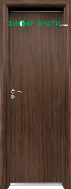 Алуминиева врата за баня – STANDART цвят Орех