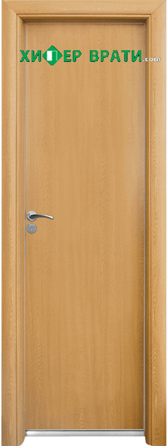 Алуминиева врата за баня – STANDART цвят Светъл дъб