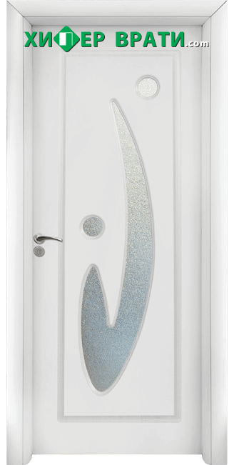 Интериорна врата модел 070, цвят Бял