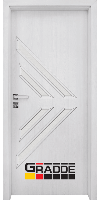 Интериорна врата модел Paragon Glas 3.4, цвят Сибирска Лиственица