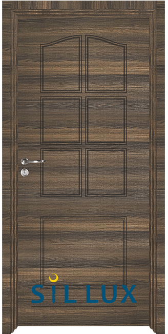 Интериорна врата Sil Lux, модел 3002p, цвят Райски орех