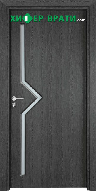 Интериорна врата Gama, модел 201, цвят Сив кестен