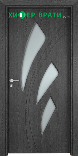 Интериорна врата Gama, модел 202 G, цвят Сив кестен