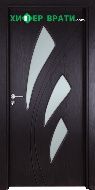 Интериорна врата Gama, модел 202, цвят Венге