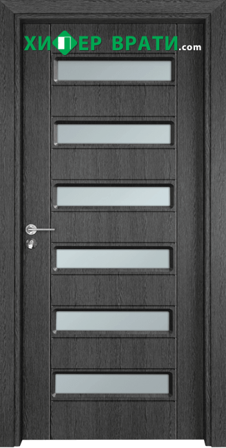 Интериорна врата Gama, модел 207, цвят Сив кестен