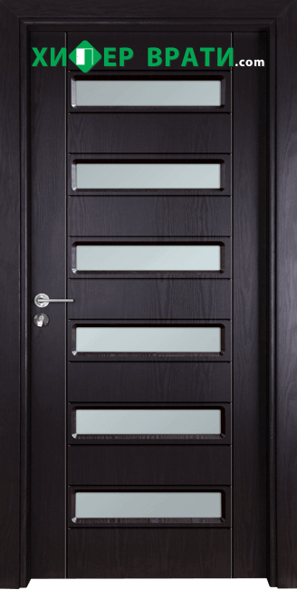 Интериорна врата Gama 207, цвят Венге