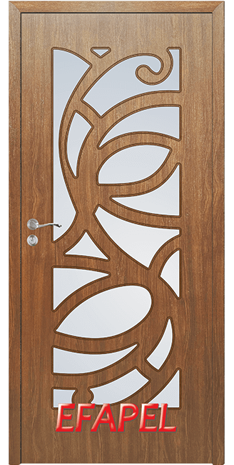 Интериорна врата Efapel, модел 4527, цвят Императорска акация