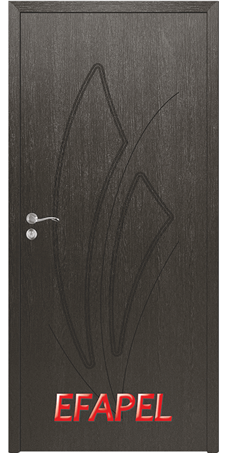 Интериорна врата Efapel, модел 4553p, цвят Черна мура