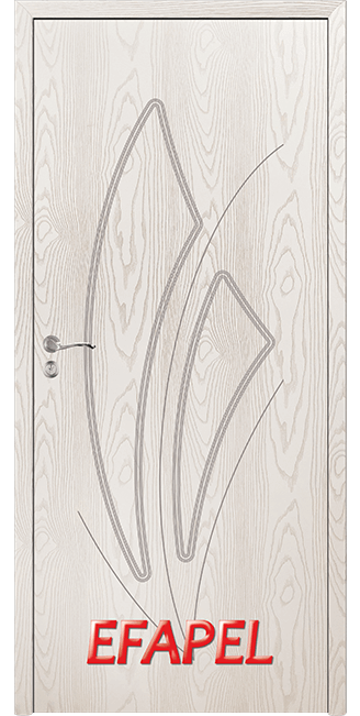 Интериорна врата Efapel 4553p, цвят Бяла Мура