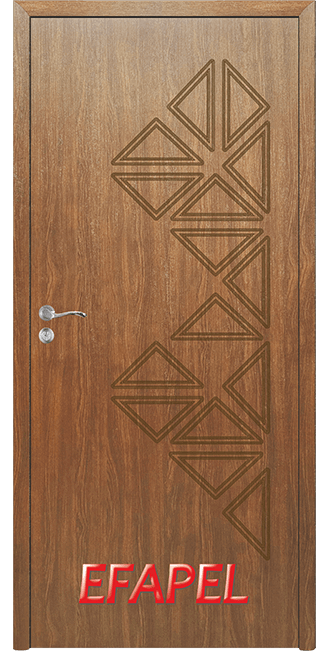 Интериорна врата Efapel, модел 4558p, цвят Императорска акация