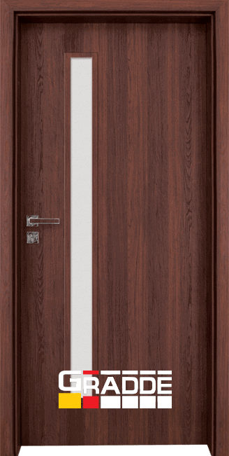 Интериорна врата серия Граде, модел Wartburg, цвят Шведски дъб