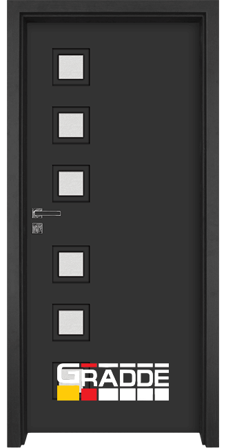 Интериорна врата модел Gradde Reichsburg, цвят Антрацит Мат