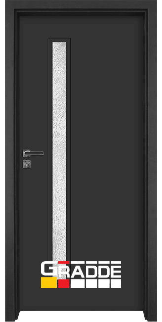 Интериорна врата модел Gradde Wartburg, цвят Антрацит Мат