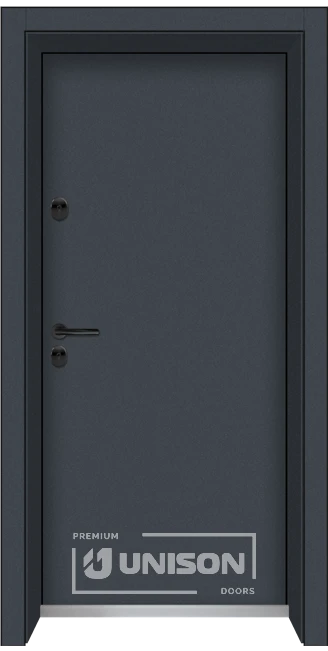 Входна врата UNISON CLIMA Basic, Графит