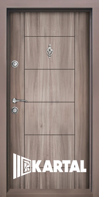 Блиндирана входна врата модел Т-102, цвят Спарта