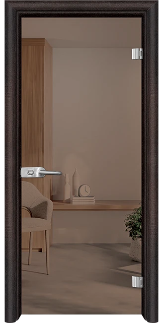 Стъклена интериорна врата Basic G 10-1, каса Венге