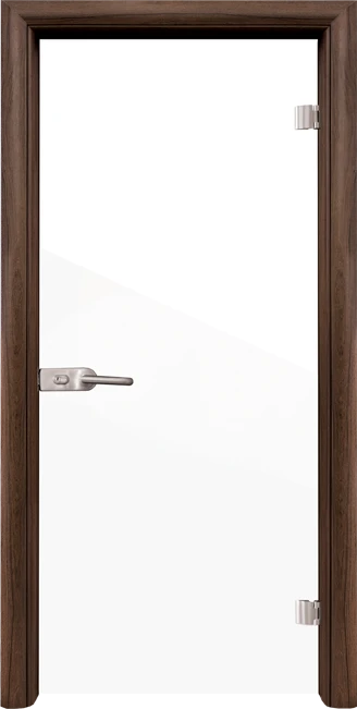 Стъклена интериорна врата модел Folio G 15-1, каса Орех