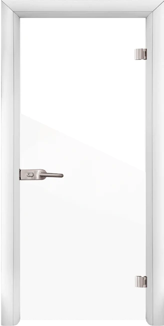 Стъклена интериорна врата модел Folio G 15-1, каса Бяла