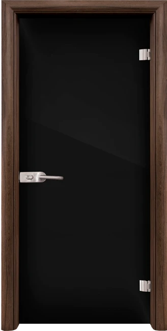Стъклена интериорна врата модел Folio G 15-2, каса Орех