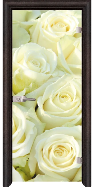 Стъклена интериорна врата модел Print G 13-6, каса Венге