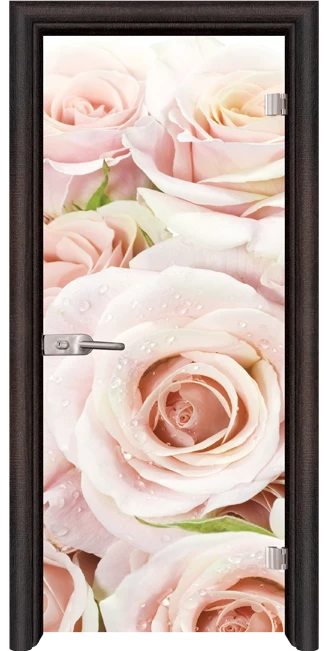 Стъклена интериорна врата модел Print G 13-7, каса Венге