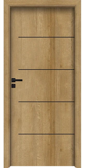 Интериорна врата Invado Belgatto модел 7 цвят European Oak