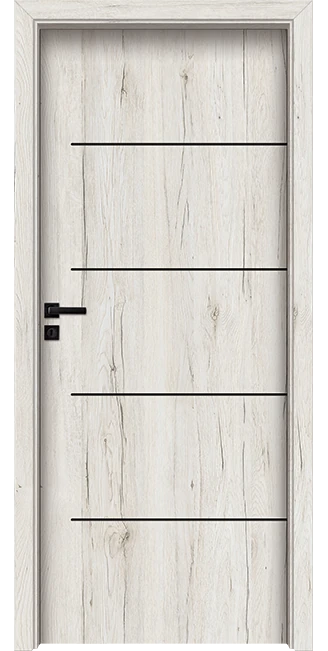 Интериорна врата Invado Belgatto модел 7 цвят Snowy Oak