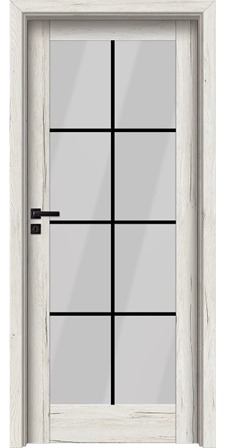 Интериорна врата Invado Vista модел 2 цвят Snowy Oak